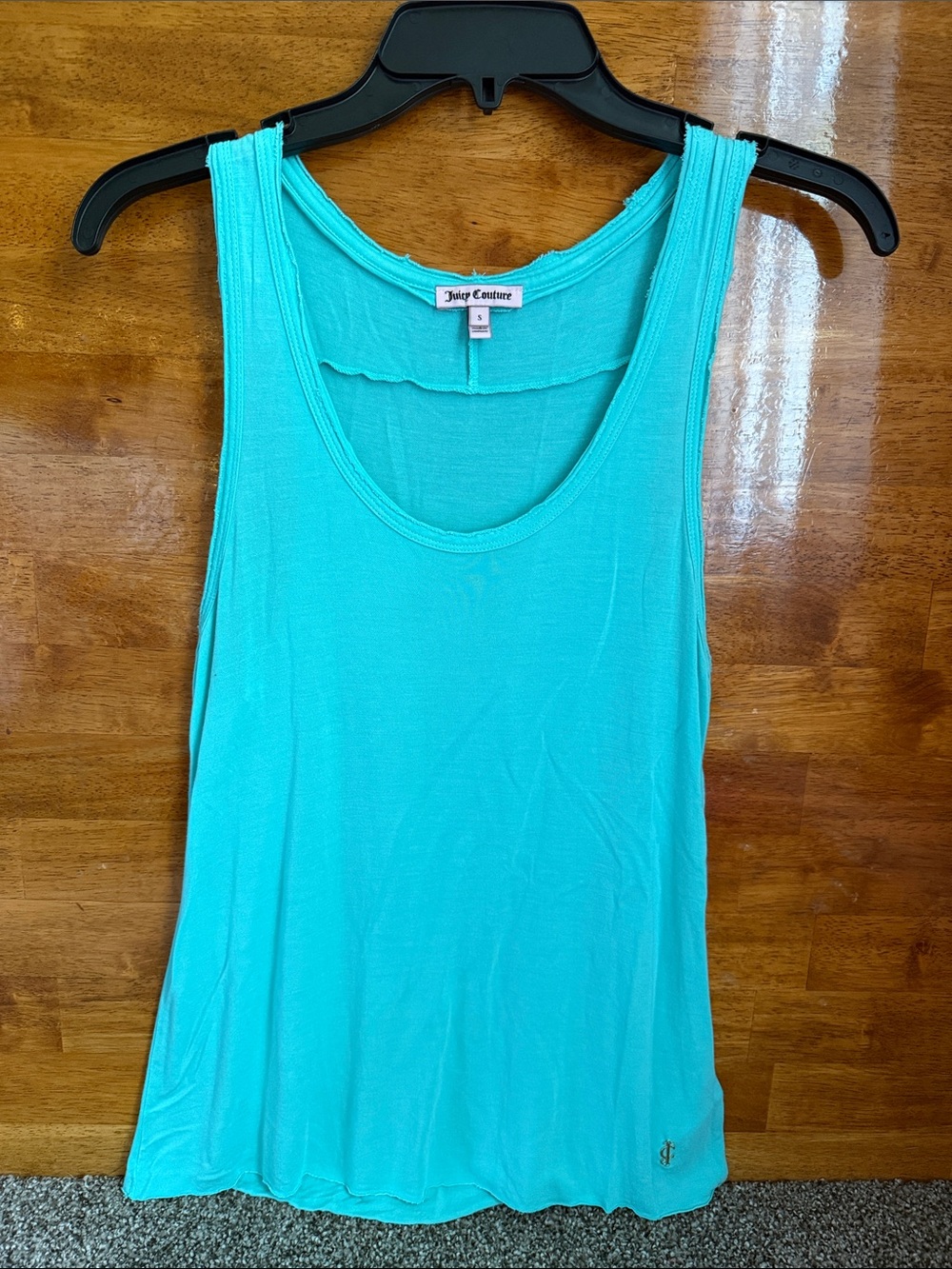 Juicy Couture Turquoise Scoop Neck Tank Top
